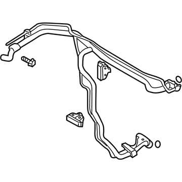 Nissan 92471-ZE60A PIP Assembly Rear Cooler, Low A