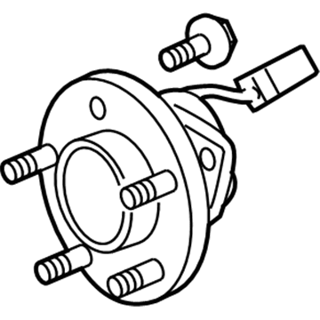 GM 13580684 Hub & Bearing