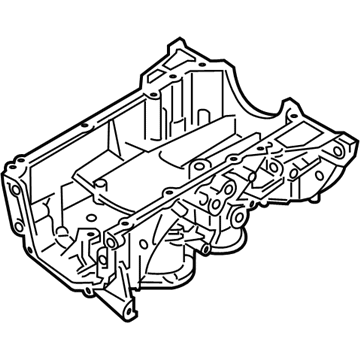 Nissan 11110-5RB0A Pan Assy-Oil