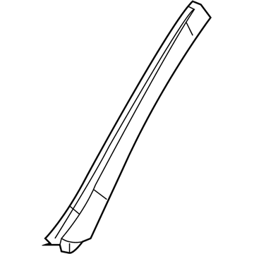 Infiniti 76836-JJ54B Finisher-Front Pillar RH