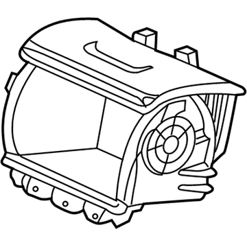 Honda 77280-SDA-A34ZA Pocket Assy., Center *NH484L* (UA SILVER)