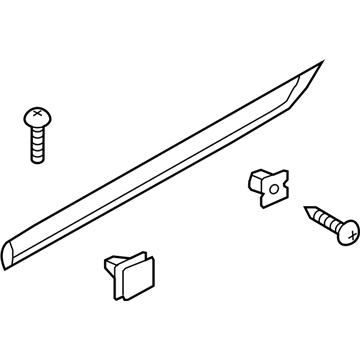 Kia 877223R110 MOULDING Assembly-Waist Line