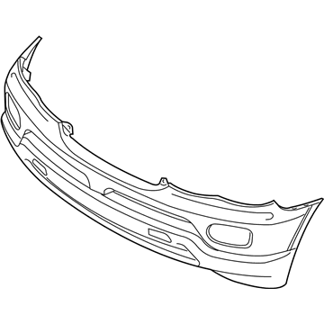 BMW 51-11-7-129-294 Panel, Bumper, Primed, Front