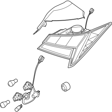 Hyundai 92402-AB000 Lamp Assembly-Rear Comb Outside, RH