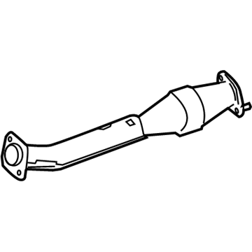 Nissan 20020-ZE00A Exhaust Tube Assembly, Front