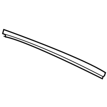 BMW 51-35-3-427-647 Window Guide Web Cover Left
