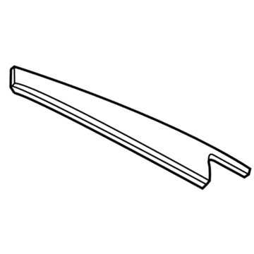 BMW 51-35-3-427-641 Finisher Window Frame B-Pillar Rl Door