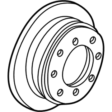 Honda 42510-S87-A00 Disk, Rear Brake