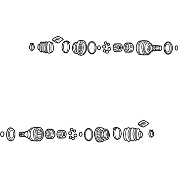 GM 96888653 Inner Joint Assembly