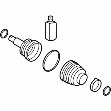 Hyundai 495L2-L1200 Joint Kit-Wheel Side, LH