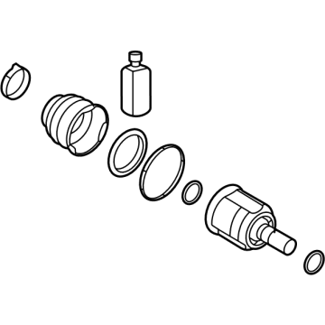 Hyundai 495L3-L5000 Joint Kit-Diff Side, LH