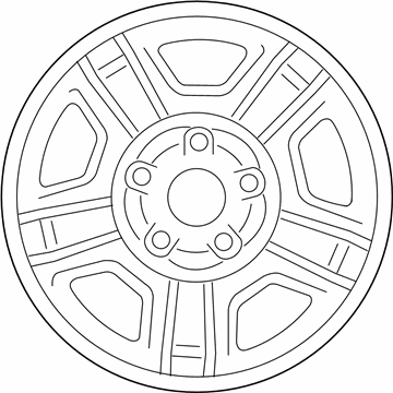 Ford 6E6Z-1007-A Wheel, Alloy