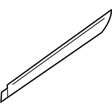 BMW 51-13-7-352-558 Moulding Rocker Panel Rear Right