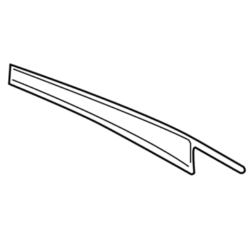 BMW 51-22-7-205-749 Cover, Column B, Door, Rear Left