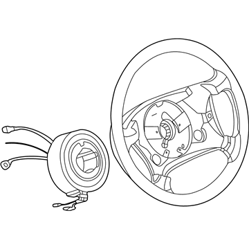 BMW 32-34-1-095-633 Leather Steering Wheel