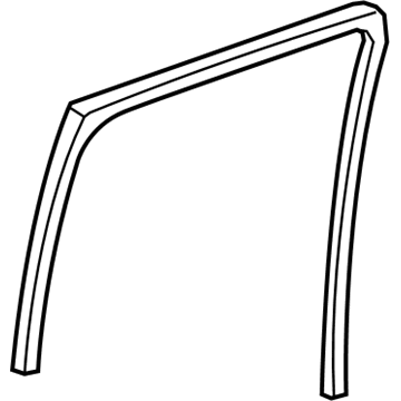 Mopar 55360936AG WEATHERSTRIP-Rear Door Glass Run