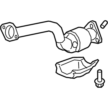 Honda 18150-5WJ-A00 Converter Assembly