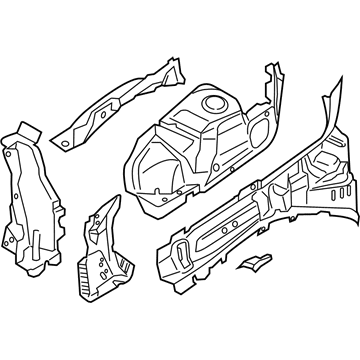 Ford HG9Z-16054-A Apron Assembly