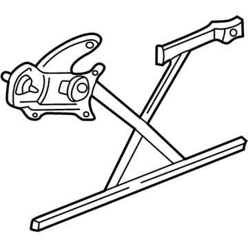 Mopar 5066430AC Front Right Passenger Side Power Window Regulator