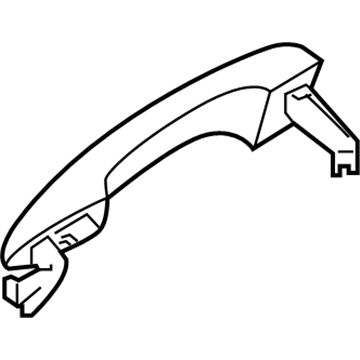 Hyundai 82661-C1010 Door Handle Assembly, Exterior, Right