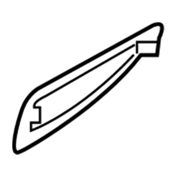 Hyundai 82664-C1000 Pad-Door Outside Handle Rear, RH