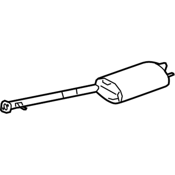 Lexus 17440-38030 Exhaust Tail Pipe Assembly, Left