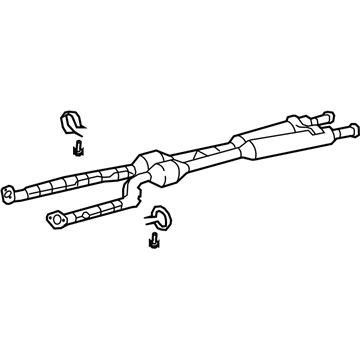 Lexus 17410-38221 Exhaust Pipe Assembly