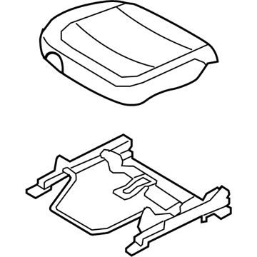 Hyundai 88102-3L000-A9Q Cushion Assembly-Front Seat, Driver