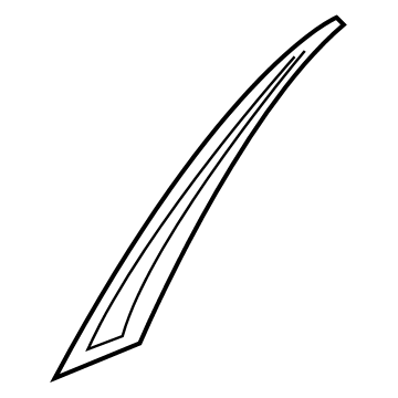 Nissan 802D2-6CA0A Cover Front Door SASH, RH