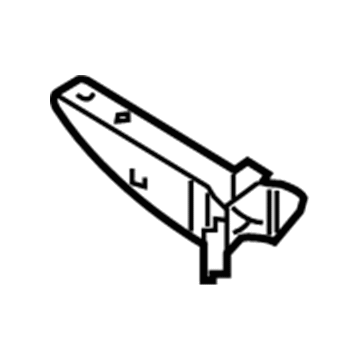 Nissan 748B0-1EA0A GUSSET - Floor Rear RH