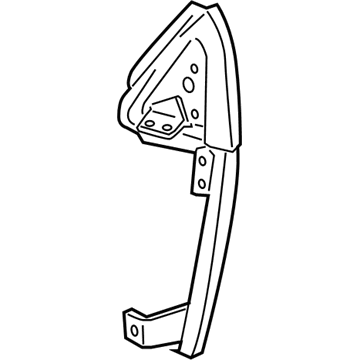 GM 12362885 Channel, Front Side Door Window Front LH (Includes Seal)