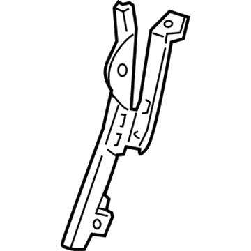 GM 12362890 Channel, Front Side Door Window Rear RH