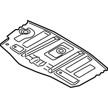 Infiniti 74514-CD033 Floor-Rear, Rear