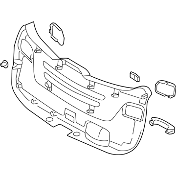 Hyundai 81750-4Z500-NBC Panel Assembly-Tail Gate Trim