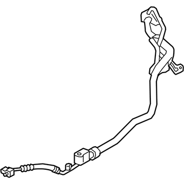 BMW 64-53-9-324-796 Refrigerant Line, Double Pipe