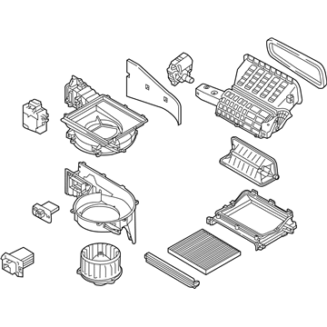 Kia 97100A9000 Blower Unit