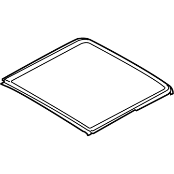 BMW 54-10-9-466-708 GLASS COVER, REAR