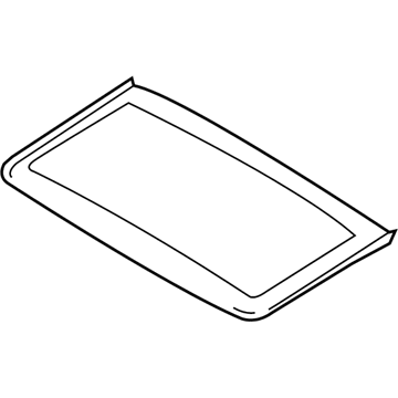 BMW 54-10-9-466-707 GLASS COVER, FRONT