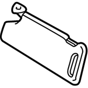 Toyota 74320-0C021-E0 Sunvisor