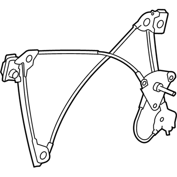 GM 20897017 Front Side Door Window Regulator Assembly