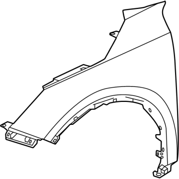 Acura 60210-TYA-A00ZZ Fender Assembly Right, Front
