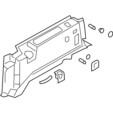 Ford FL1Z-7831012-AA Quarter Trim Panel