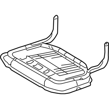 Lexus 71660-0E010 Frame Sub-Assy, Rear Seat Cushion, LH