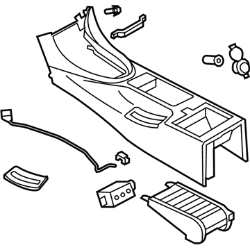 Infiniti 96910-1VW7C Console Assembly Center