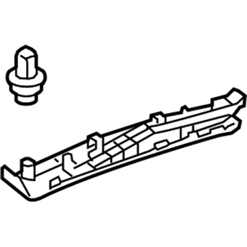 Lexus 62432-53011-A0 Garnish, Roof Side Rail