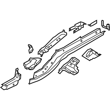 Ford CV6Z-7810124-A Floor Side Rail