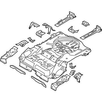 Ford CV6Z-7811215-A Floor Pan Assembly