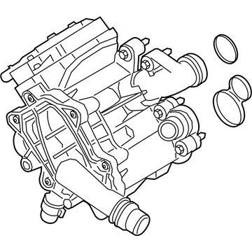 BMW 11-53-7-644-811 Heat Management Module