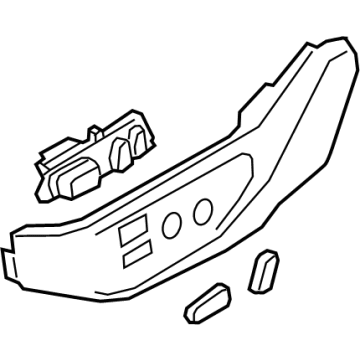 Hyundai 88010-S1100-NNB SHIELD COVER-FR SEAT OTR, LH