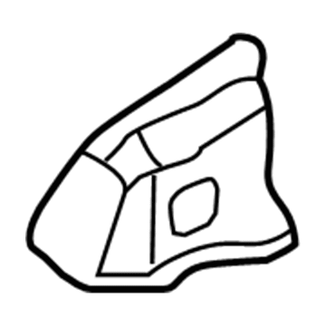 BMW 41-00-7-284-323 Support, Wheelhouse Left